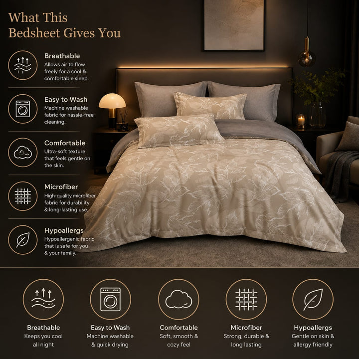 6 PCs King Size Luxury Jacquard Bedding Set with Duvet, Fitted Sheet &amp; Pillowcases (6FS197)