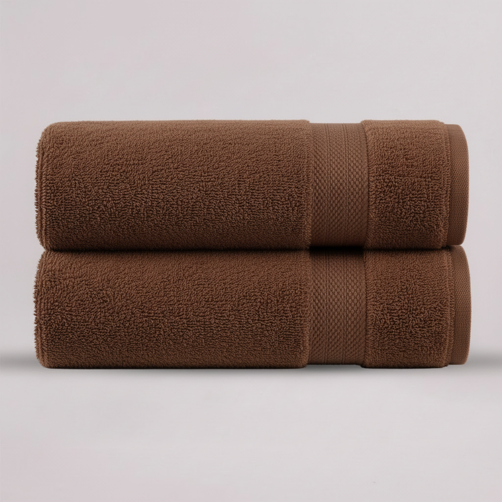 مجموعة من 4 مناشف حمام فاخرة، منشفة 70 سم × 140 سم، مناشف فنادق ومنتجعات صحية مصنوعة من القطن بنسبة 100%