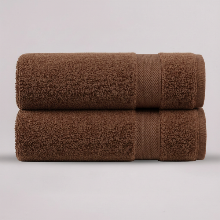 مجموعة من 4 مناشف حمام فاخرة، منشفة 70 سم × 140 سم، مناشف فنادق ومنتجعات صحية مصنوعة من القطن بنسبة 100%