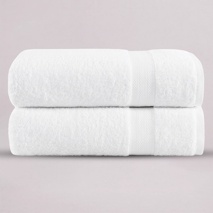 مجموعة من 4 مناشف حمام فاخرة، منشفة 70 سم × 140 سم، مناشف فنادق ومنتجعات صحية مصنوعة من القطن بنسبة 100%