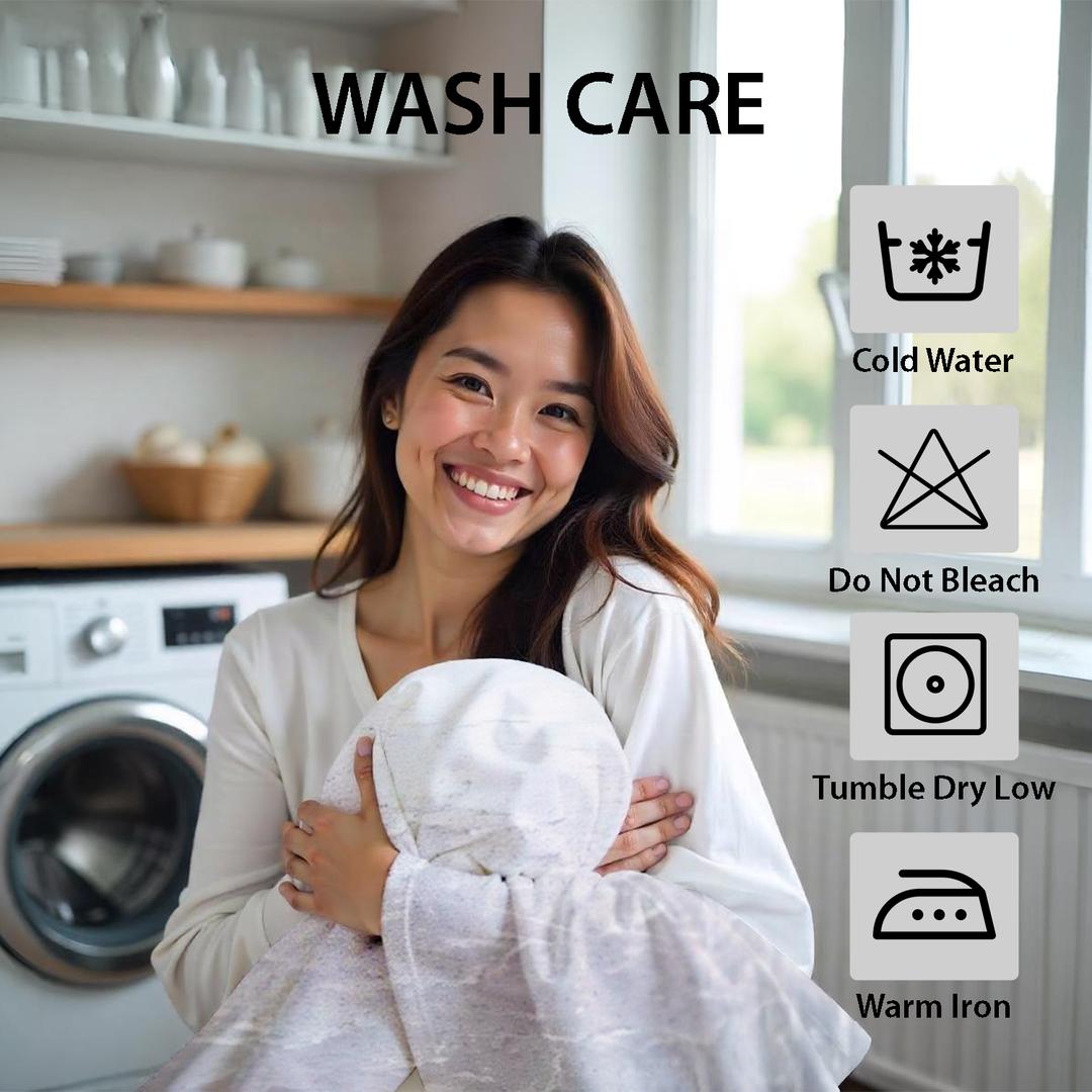 White King Size Bedding Set 6 PCs – Luxury Comfort, Soft & Premium Quality (6FM61)