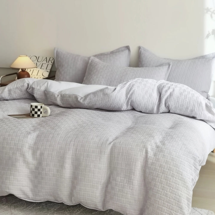 King Bedding Set with 6 PCs King Size Bedsheet & Duvet Cover 220x240 (6FM17)