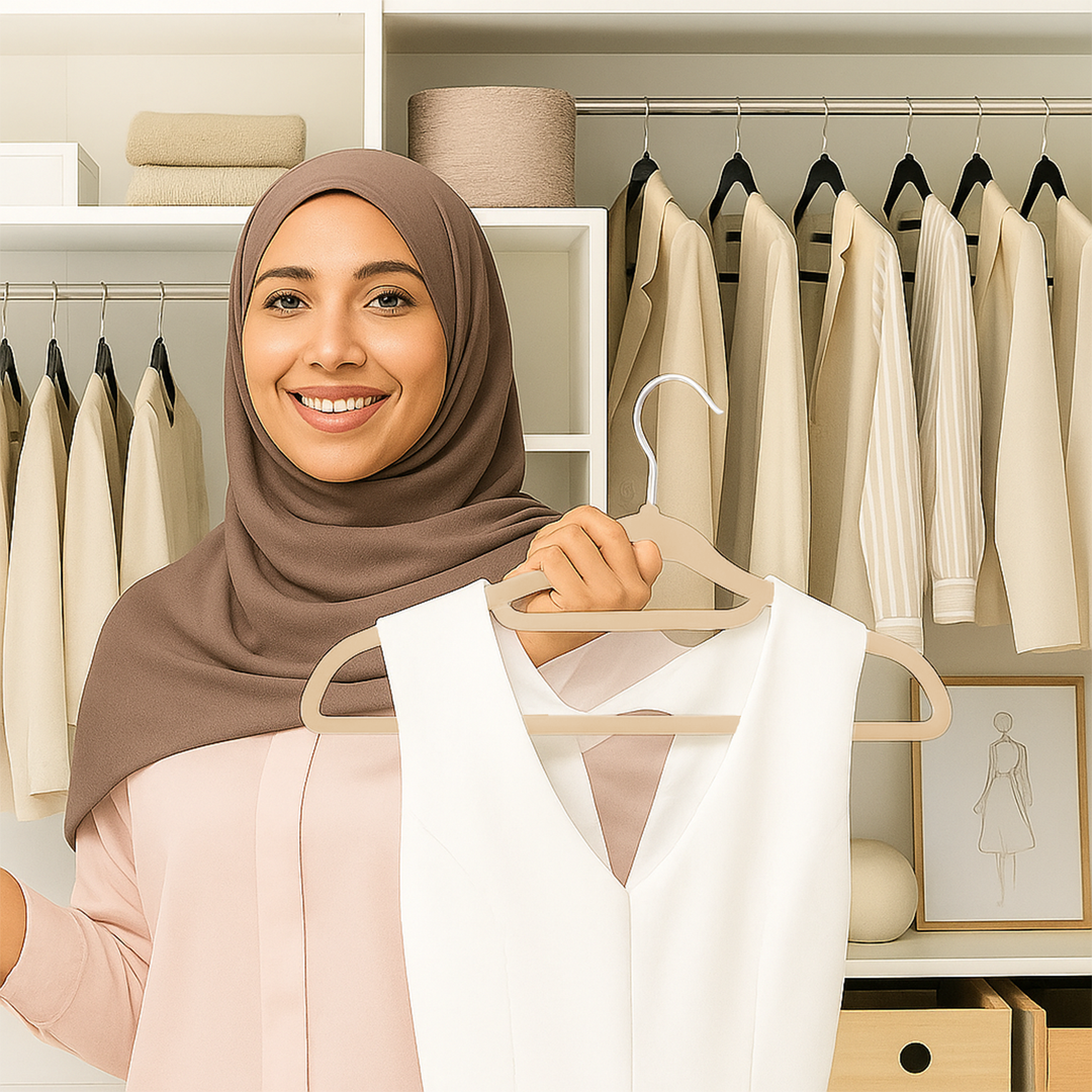 MOONCEE Premium Velvet Non-Slip Hangers – Ideal for Clothes, Coats & Pants