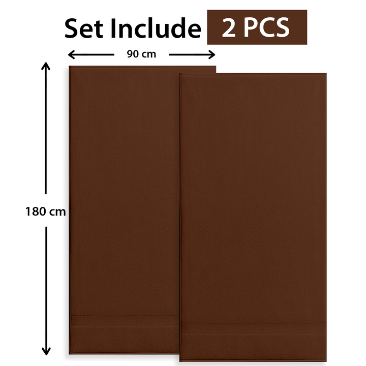 Luxury White Spa Bath Towels 90cm x 180cm – 2 PCs Jumbo Size, 600 GSM & 100% Cotton