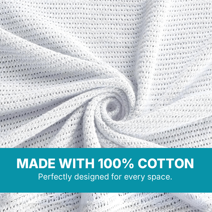 Lightweight Cotton Thermal Blanket – Perfect for Everyday Home & Hospitality Use