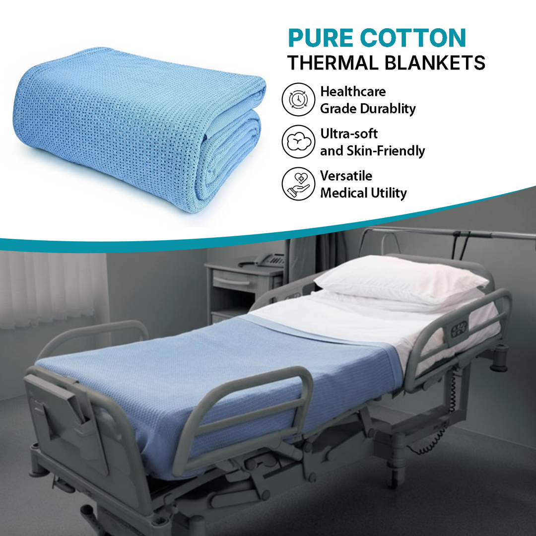 Lightweight Cotton Thermal Blanket – Perfect for Everyday Home & Hospitality Use