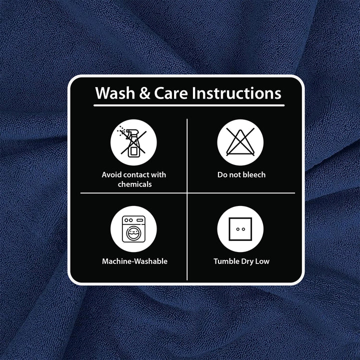 12 Pack Premium Wash Cloths and Face Towels Set (30 x 30 CM) 600 GSM 100% Cotton Soft