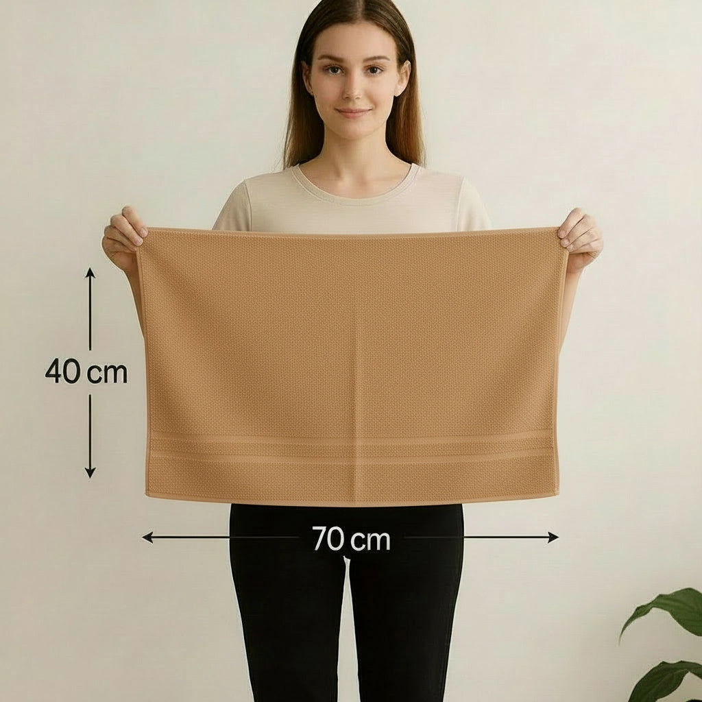 6 PCs Premium Hand Towels Set, 600 GSM Extra Large Hand Towels With 100% Soft Cotton