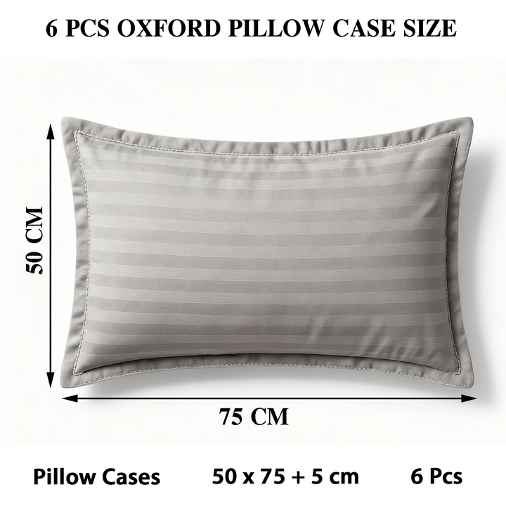 Luxury 300 TC Cotton Pillowcases Set  – Soft, Breathable & Hypoallergenic Covers  (White)