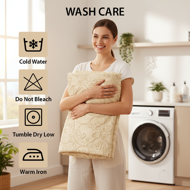 King Bedding Set with Duvet Cover 220x240 6 PCs King Size Fitted Bed Sheet Set (6FM29)