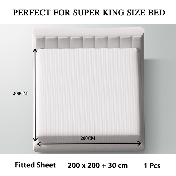 Hotel-Quality Premium Fitted Sheet – Deep Pockets, Smooth & Durable Fabric