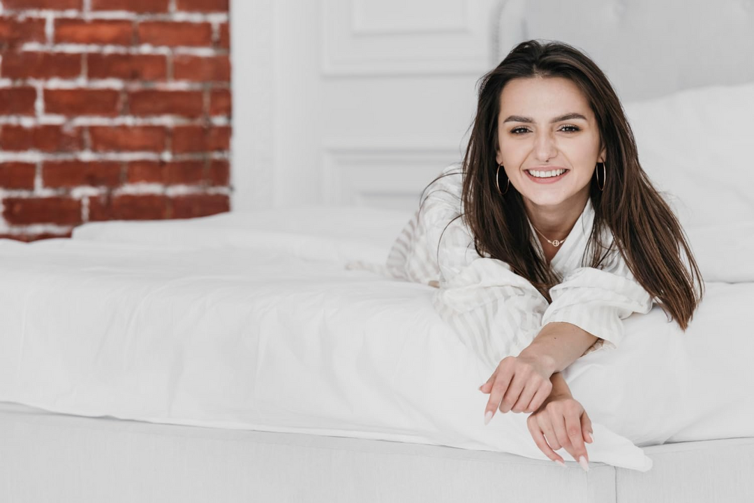 Luxury 100% Long Staple Cotton 144 TC Single Fitted Sheet 90 x 190 cm (White)