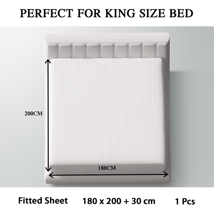 Hotel-Quality Premium Fitted Sheet – Deep Pockets, Smooth & Durable Fabric