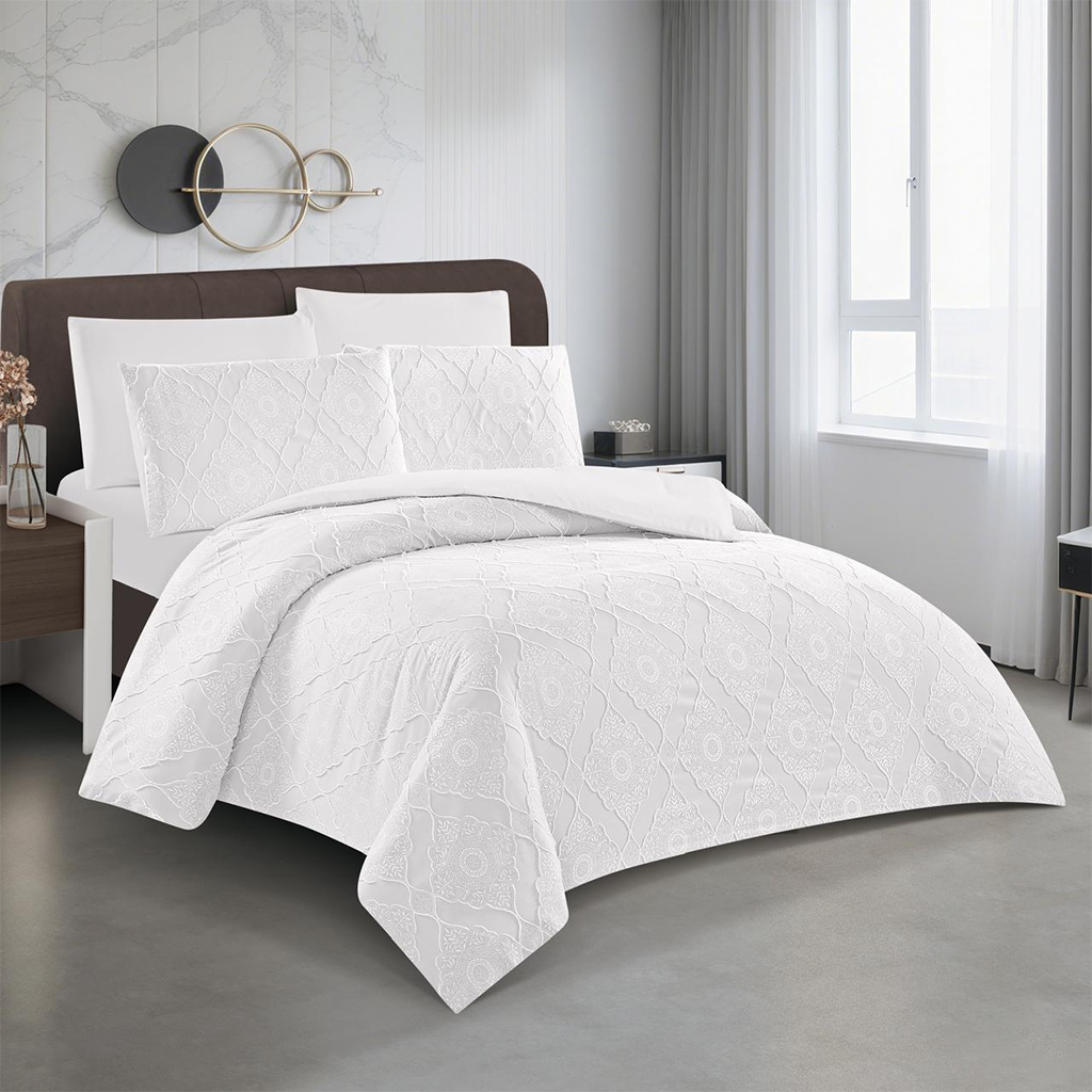 طقم سرير 6 قطع - فائق النعومة، كامل مع أغطية الوسائد وغطاء اللحاف (6FM62)