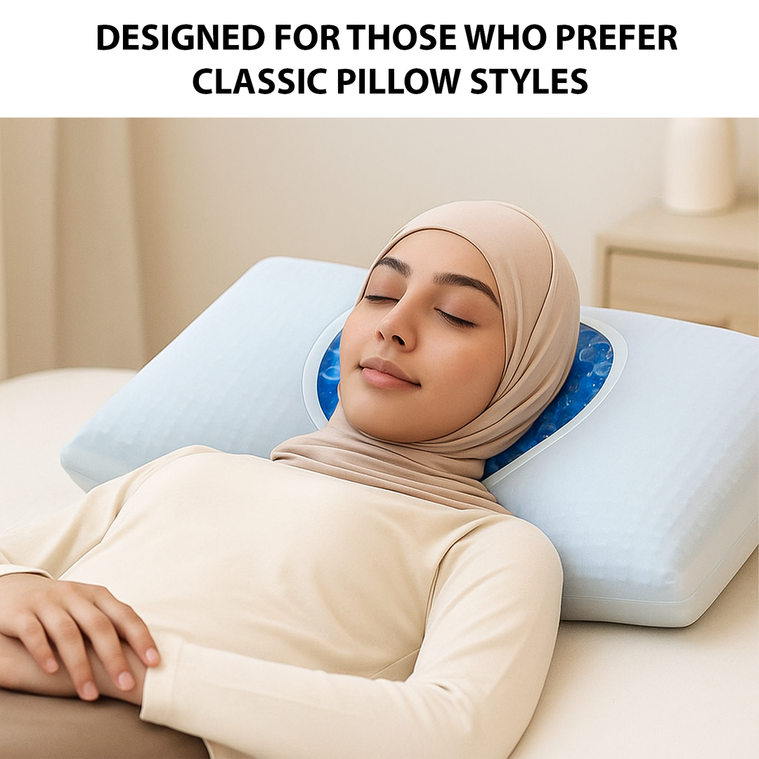 Cervical Spine Memory Foam Pillow for Sleeping – Neck, Shoulder & Back Pain Relief Pillow