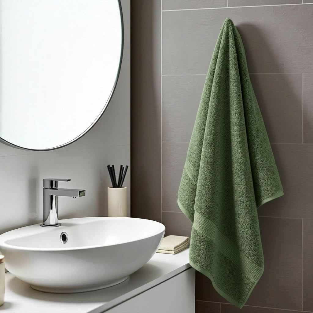 6 PCs Premium Hand Towels Set, 600 GSM Extra Large Hand Towels With 100% Soft Cotton