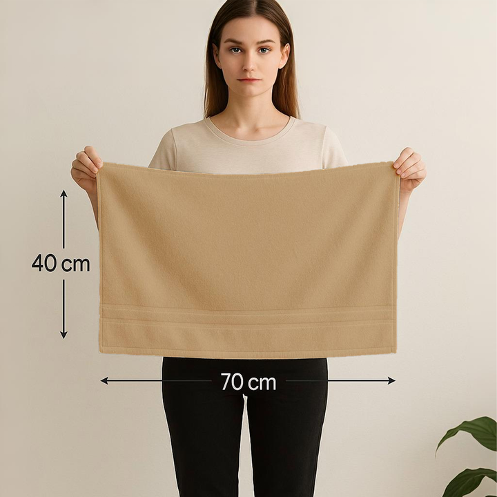 6 PCs Premium Hand Towels Set, 600 GSM Extra Large Hand Towels 40cmx70cm 100% Cotton Soft