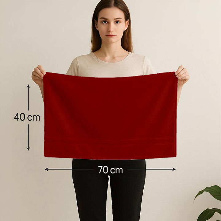 6 PCs Premium Hand Towels Set, 600 GSM Extra Large Hand Towels 40cmx70cm 100% Cotton Soft