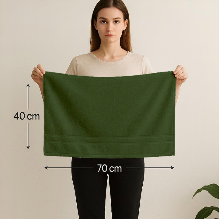 6 PCs Premium Hand Towels Set, 600 GSM Extra Large Hand Towels 40cmx70cm 100% Cotton Soft