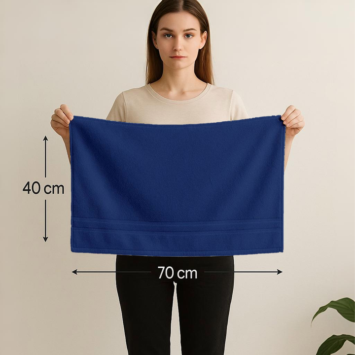 6 PCs Premium Hand Towels Set, 600 GSM Extra Large Hand Towels 40cmx70cm 100% Cotton Soft