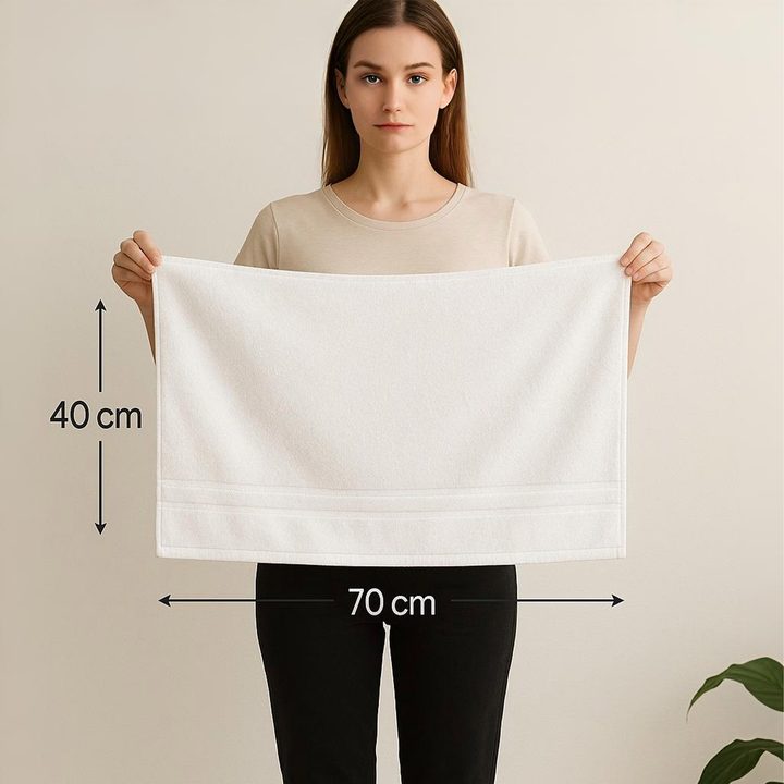 6 PCs Premium Hand Towels Set, 600 GSM Extra Large Hand Towels 40cmx70cm 100% Cotton Soft