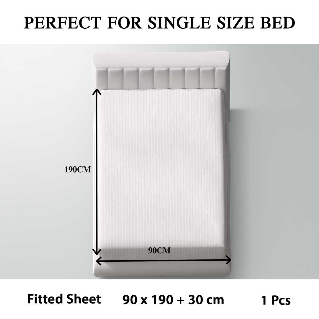 Hotel-Quality Premium Fitted Sheet – Deep Pockets, Smooth & Durable Fabric
