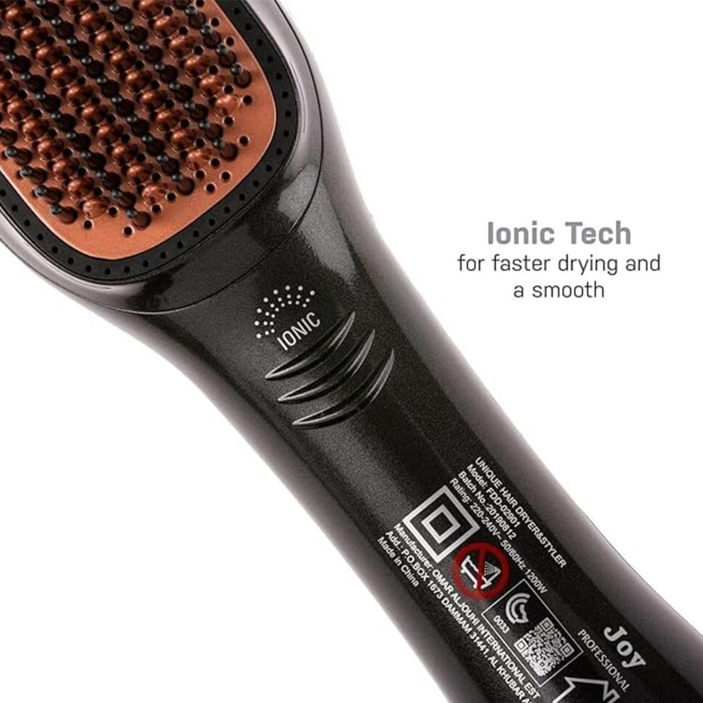 Electric hair comb for smooth and shiny hair