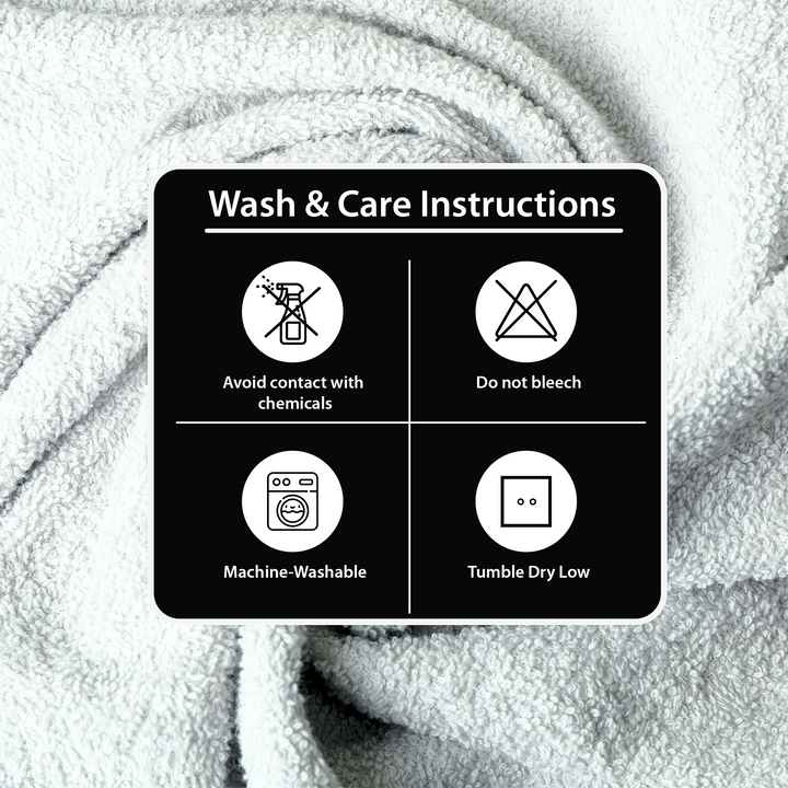 2 PCs Jumbo Bath Towels – Luxury 100% Pure Cotton Towel Set, Heavy & Durable  (White)