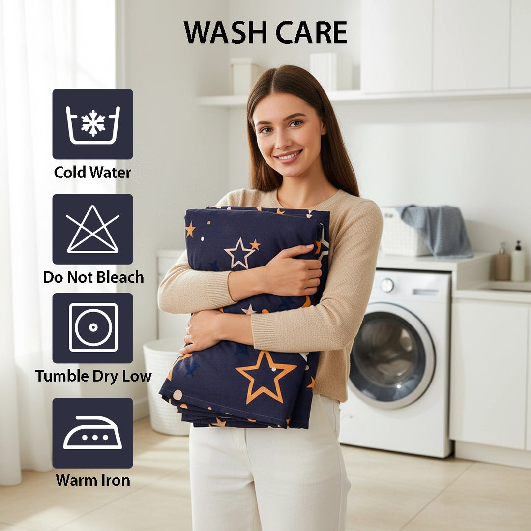 طقم ملاءات سرير كينج، 6 قطع، مع غطاء لحاف، 220×240، وغطاء وسادة، طقم فراش كينج (MNC1)