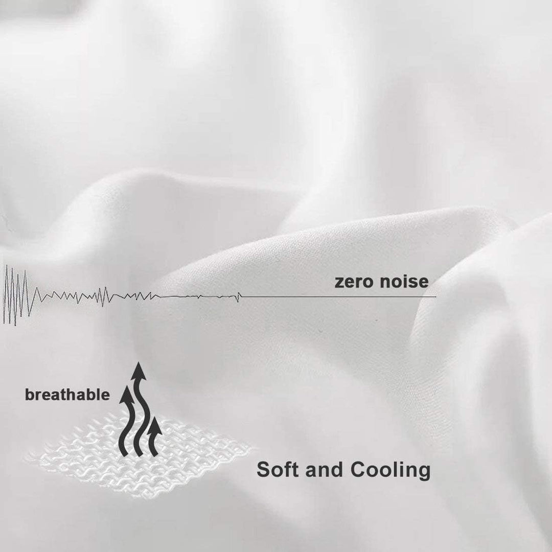 MOONCEE King Comforter – All-Season Quilted Duvet Insert, Down Alternative, Reversible Microfiber