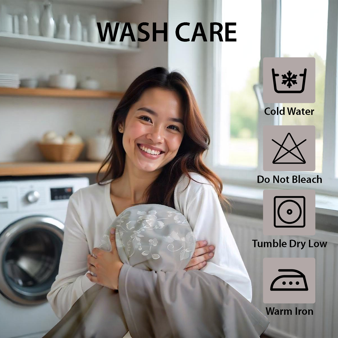 Premium Champagne Beige 6 PCs King Size bed sheet with Matching Pillowcase (6ES73)