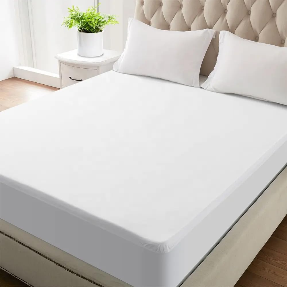 Premium Mattress Protector Cotton Hypoallergenic Waterproof, Fitted Deep Pocket-30 cm