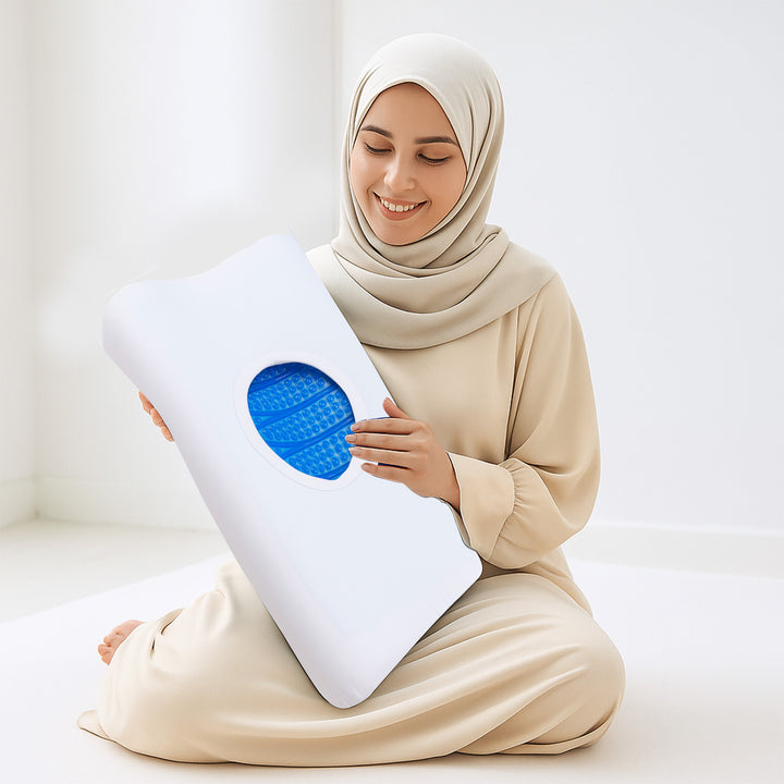 Best Partition Cervical Spine memory Gel Foam Pillow for Cervical Spine Stretch & Relax