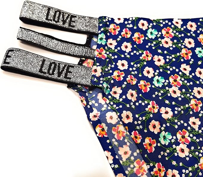 LASASSY 3 PCs Women Printed Hipster Panties with Stylish LOVE Strips (Multicolour)