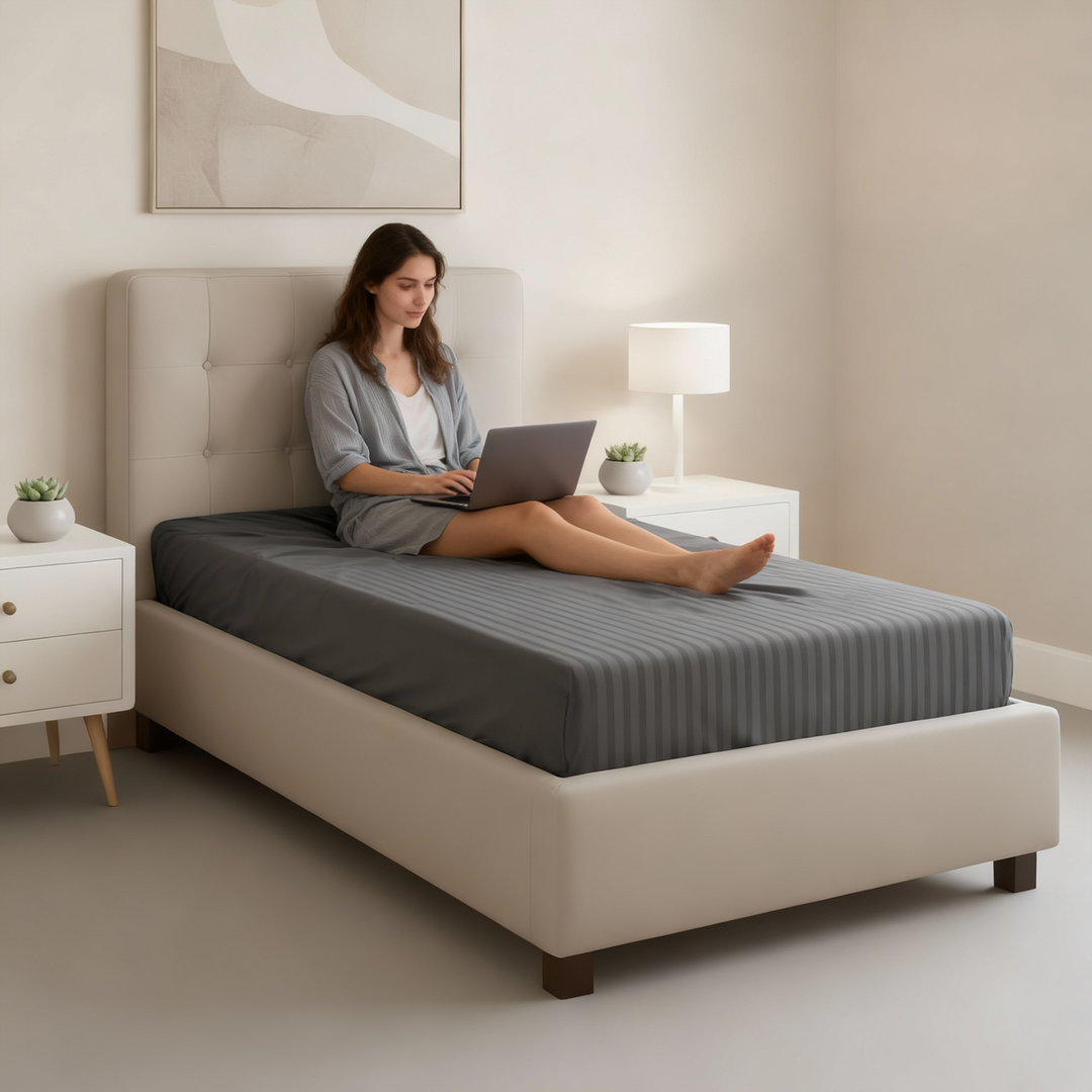 Hotel-Quality Premium Fitted Sheet – Deep Pockets, Smooth & Durable Fabric