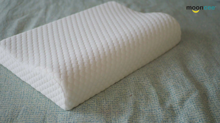 MOONCEE Orthopedic Memory Foam Pillow – Contour Design for All Sleepers  (LP-298)