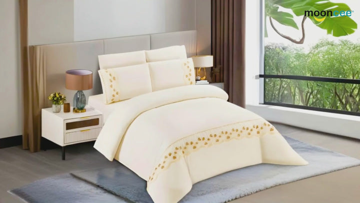 Premium King Bedding Collection 6 PCs Set - Elegant for Modern Bedrooms (Moss Green)