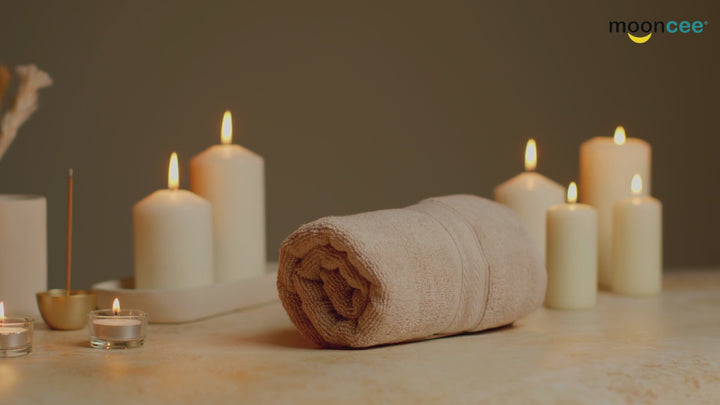 6 PCs Premium Hand Towels Set, 600 GSM Extra Large Hand Towels 40cmx70cm 100% Cotton Soft