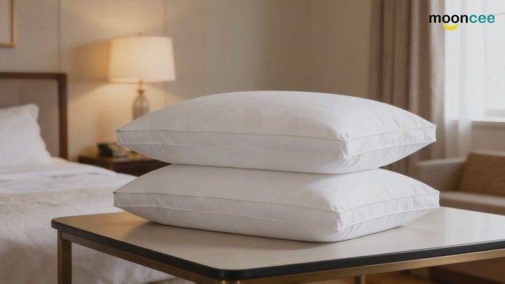 Standard Size Pillows 2 PCs – Cotton Pillow Hotel Quality Comfort Bed Pillows (Hotel Pillow)