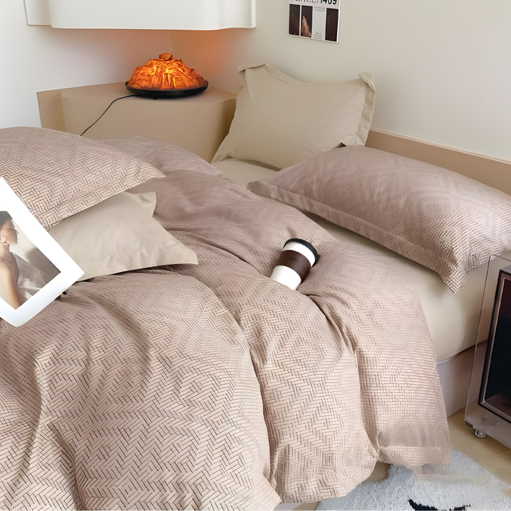 Luxury 6 PCs King Size Floral Bedspread Set with Duvet & Deep Pocket Sheet Set (6FS100)
