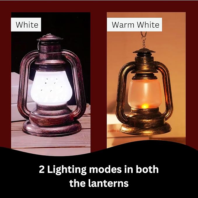 Ornamental lanterns with warm illumination suitable for festive decor