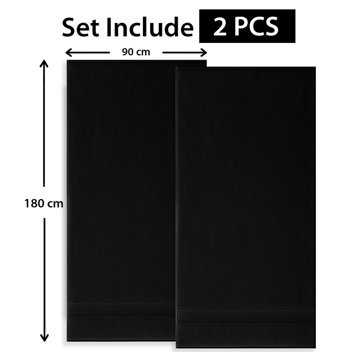 Luxury White Spa Bath Towels 90cm x 180cm – 2 PCs Jumbo Size, 600 GSM & 100% Cotton