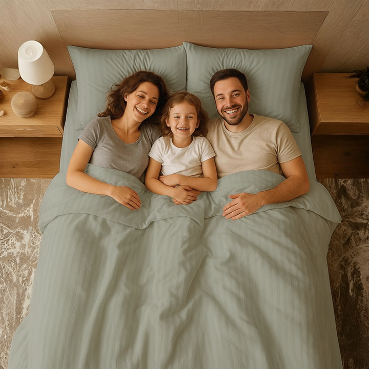 King Size Bed Sheets 6 PCs with Duvet Cover 220x240 King Bedding Set (Grey)
