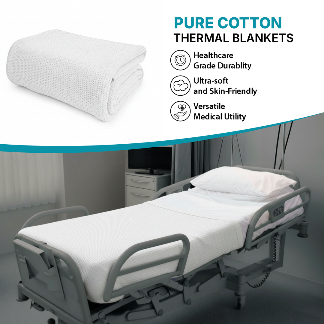 Lightweight Cotton Thermal Blanket – Perfect for Everyday Home & Hospitality Use