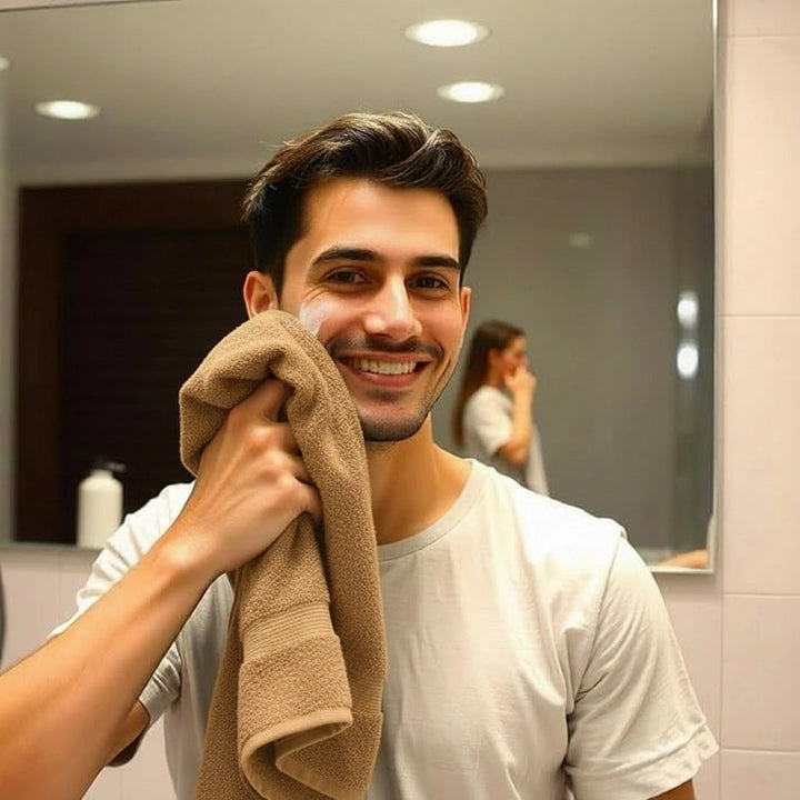 6 PCs Premium Hand Towels Set, 600 GSM Extra Large Hand Towels With 100% Soft Cotton