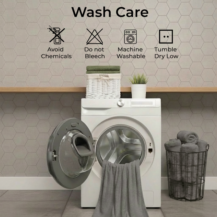 6 PCs Premium Towel Set, 2 Bath Towels, 2 Hand Towels , 2 Washcloths & Shower Towel