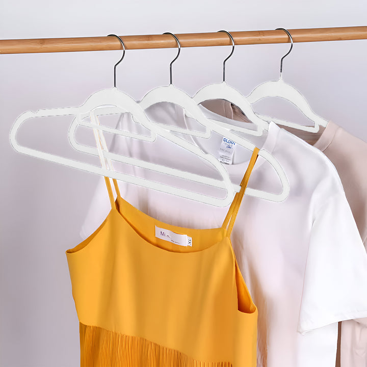 MOONCEE Premium Velvet Hangers- Non-Slip Clothes Hangers, Coat, Pants Hangers