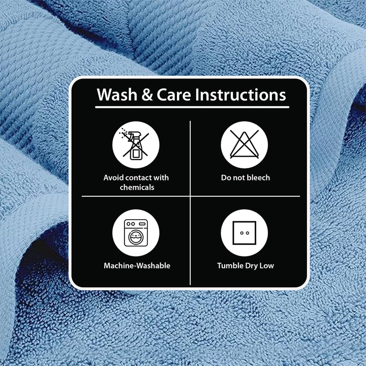 12 Pack Premium Wash Cloths and Face Towels Set (30 x 30 CM) 600 GSM 100% Cotton Soft