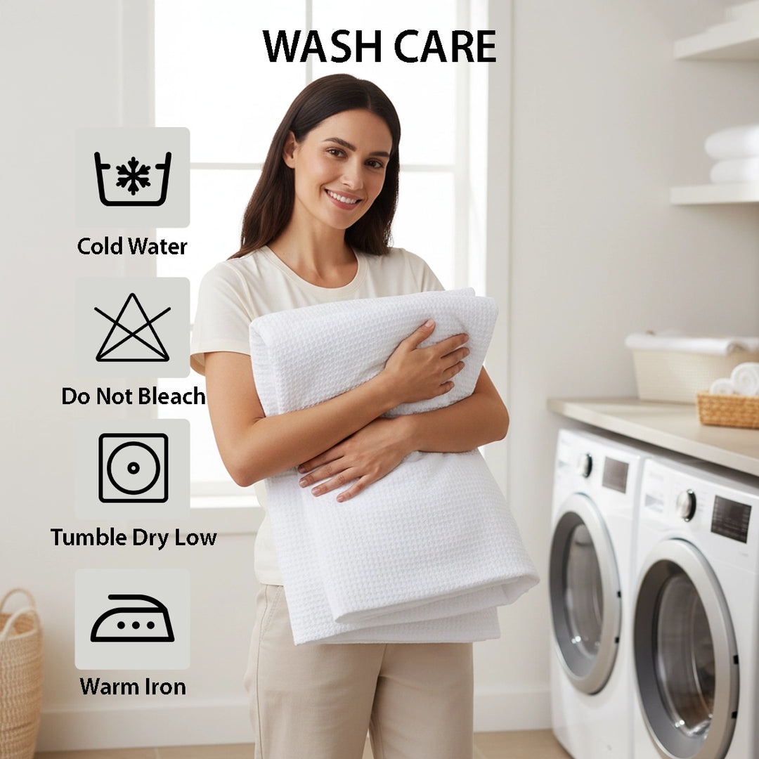 White Bed Sheets with Duvet Cover 220x240 6 PCs King Size Fitted Bed Sheet Set (6FM14)